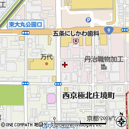 京都市農協本店周辺の地図