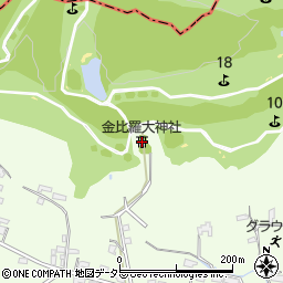金比羅大神社周辺の地図