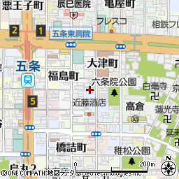 京都府京都市下京区塗師屋町120周辺の地図