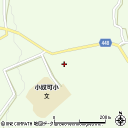 広島県庄原市東城町小奴可2529周辺の地図
