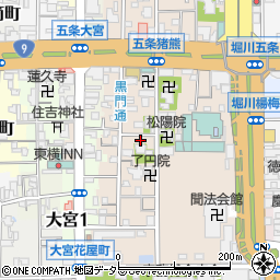 京都府京都市下京区柿本町670-10周辺の地図