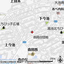 愛知県知多郡東浦町森岡下今池17-46周辺の地図