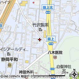 セブンイレブン静岡平和３丁目店周辺の地図