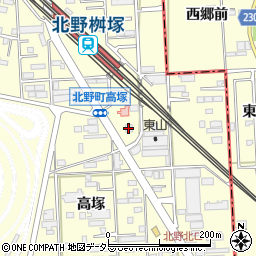 盛龍北野店周辺の地図