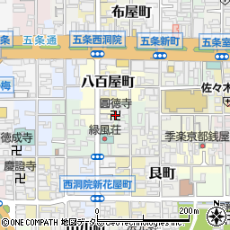 圓徳寺周辺の地図