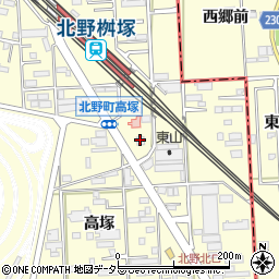 盛龍 北野店周辺の地図