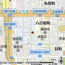 京都府京都市下京区天使突抜四丁目462周辺の地図