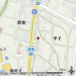 愛知県東海市加木屋町平子15-6周辺の地図
