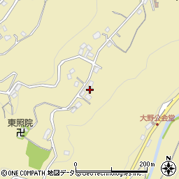 静岡県伊豆市大野761-1周辺の地図