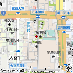 京都府京都市下京区柿本町670-12周辺の地図