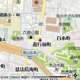 京都陶磁器会館周辺の地図