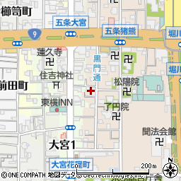 京都府京都市下京区柿本町595-102周辺の地図