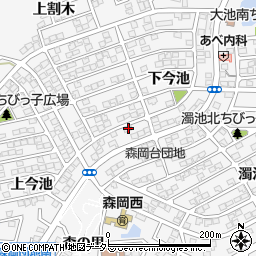 愛知県知多郡東浦町森岡下今池17-45周辺の地図