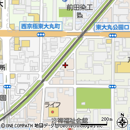 京都府京都市右京区西京極畔勝町4-3周辺の地図