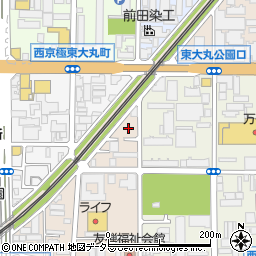 京都府京都市右京区西京極畔勝町4周辺の地図