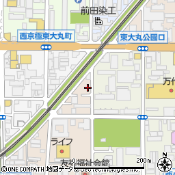 京都府京都市右京区西京極畔勝町4-12周辺の地図