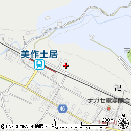 岡山県美作市土居3050周辺の地図