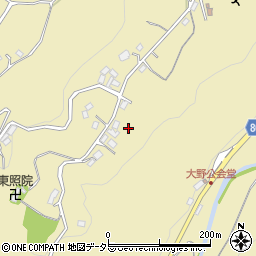 静岡県伊豆市大野周辺の地図