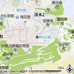 リノパーキング清水寺前【平日】周辺の地図