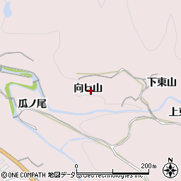 京都府亀岡市篠町王子向ヒ山周辺の地図