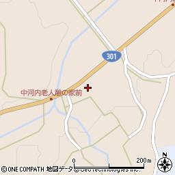 愛知県新城市作手中河内西貝津19周辺の地図