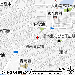 愛知県知多郡東浦町森岡下今池1-70周辺の地図