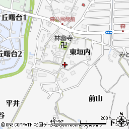 京都府亀岡市篠町森東垣内32周辺の地図