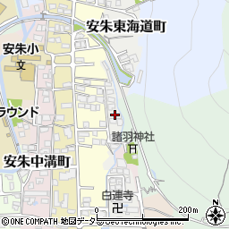 京都府京都市山科区安朱東海道町30-4周辺の地図