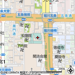 京都東急ホテル 中国料理 星ヶ岡周辺の地図