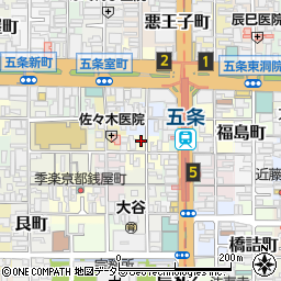 京都府京都市下京区鍵屋町周辺の地図