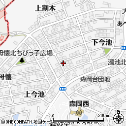 愛知県知多郡東浦町森岡下今池61-28周辺の地図