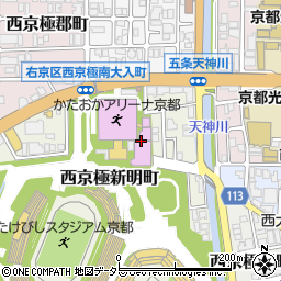 京都市市民スポーツ会館周辺の地図