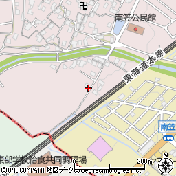滋賀県草津市南笠町1399-2周辺の地図