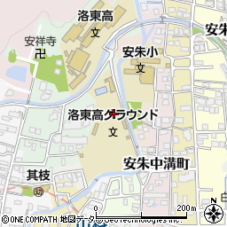 京都府京都市山科区上野山田周辺の地図