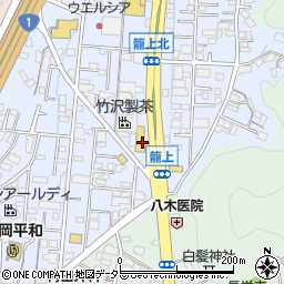 静岡日産自動車平和店周辺の地図