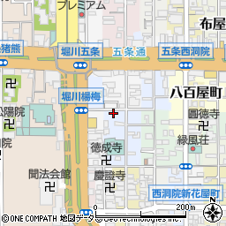 京都府京都市下京区卜味金仏町200周辺の地図