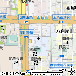 京都府京都市下京区卜味金仏町200-1周辺の地図