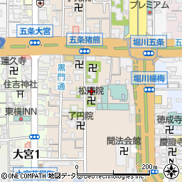 京都府京都市下京区柿本町599周辺の地図