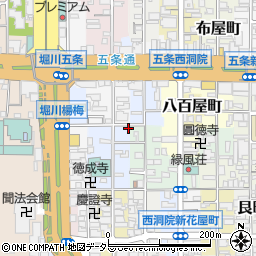 京都府京都市下京区卜味金仏町201-1周辺の地図