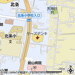 ケーズデンキ館山店周辺の地図