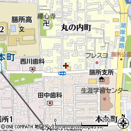大津膳所本町郵便局周辺の地図