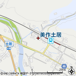 岡山県美作市土居2990周辺の地図