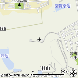 愛知県東海市加木屋町（社山）周辺の地図