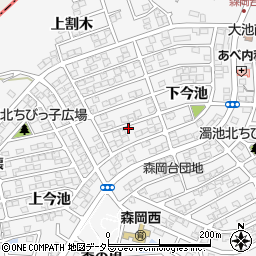 愛知県知多郡東浦町森岡下今池17-37周辺の地図