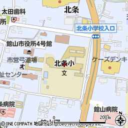 館山市立北条小学校周辺の地図