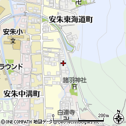 京都府京都市山科区安朱東海道町30-3周辺の地図