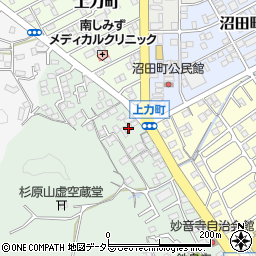 静岡県静岡市清水区村松2267周辺の地図