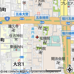 京都府京都市下京区柿本町699-8周辺の地図