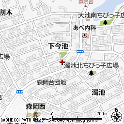 愛知県知多郡東浦町森岡下今池1-73周辺の地図