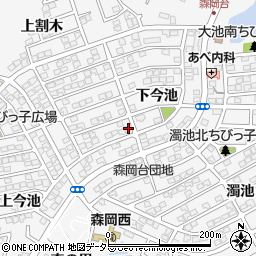 愛知県知多郡東浦町森岡下今池17-30周辺の地図